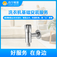 洗衣机含智能止水水龙头安装服务-卡密（送家庭财产综合意外险）
