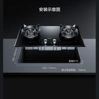 老板(Robam)烟灶套餐 24m³欧式变频油烟机灶具套装烟机燃气灶60X6S+57B0X天然气)60D3S同款