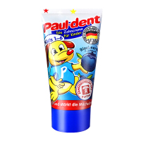 宝儿德(Paul dent) 儿童牙膏 宝宝低泡牙膏 含氟防蛀 1-6岁 蓝莓味 50ml 德国进口儿童护理