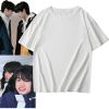 时代少年团TNT周边同款衣服宋亚轩刘耀文应援情侣装短袖T恤女上衣 白色短袖 XXS 建议6-10岁