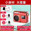纽曼DP05 红色+16G卡 无线蓝牙插卡音响迷你户外高音质大音量复古便携式收音机音箱HIFI音质录音听歌电台强劲续航