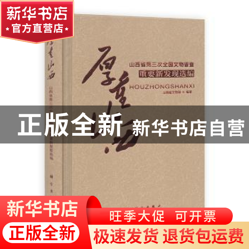 正版 厚重山西:山西省第三次全国文物普查重要新发现选编 宁立新