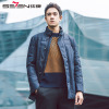 柒牌SEVEN男装羽绒服年商务休闲加厚款保暖中长款羽绒外套