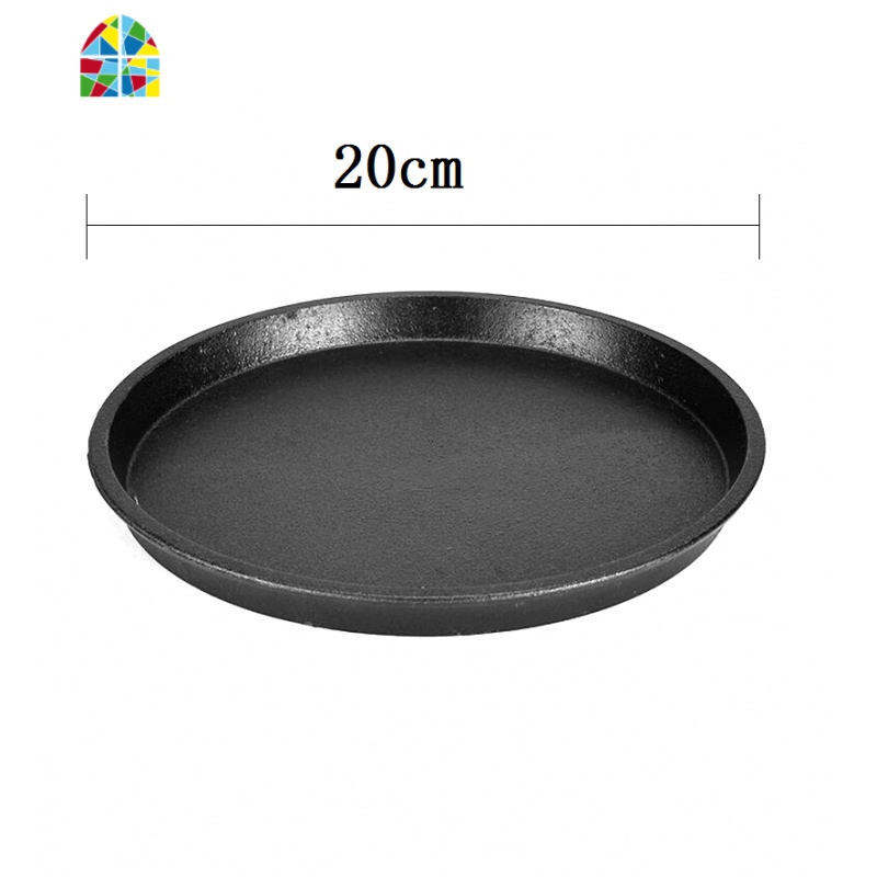 加厚西餐盘铁板烧锅盖不锈钢盖木板竹板底座防烫垫子 20/22/24/26 FENGHOU 内圈19CM实木板