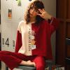 秋季睡衣女士长袖韩版卡通可爱套装家居服冬季 B2199
