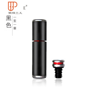 真空可视 红酒塞抽真空瓶塞 葡萄酒塞创意家用红酒塞子酒塞硅胶 国泰家和 分体塞06-真空提示款一泵一塞(黑色)