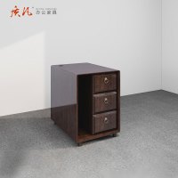质凡定制非洲胡桃木办公桌 1650*750*770mm