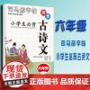 司马彦字帖 同步小学生必背古诗文 六年级 内含6年级 上下册 无蒙纸 硬笔中性笔书法楷体