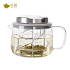 恒福(TEA MiLL)茶具 得意壶S-500(第二代) 玻璃茶壶花茶壶(单壶-咖啡色) 耐热玻璃