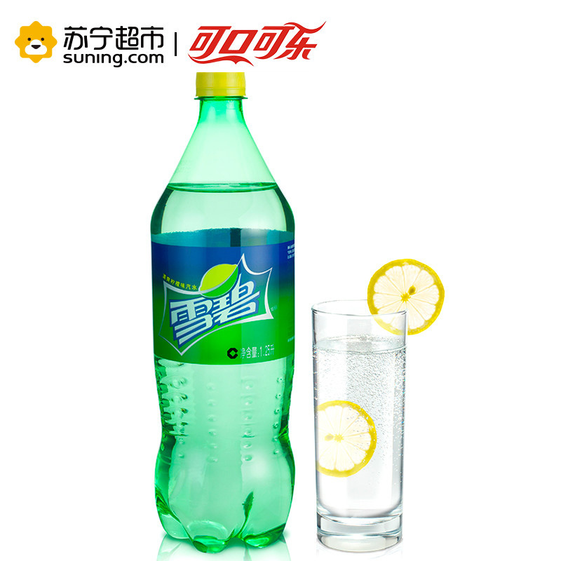 雪碧(Sprite) 柠檬味汽水 1.25L PET 单瓶 可口可乐出品