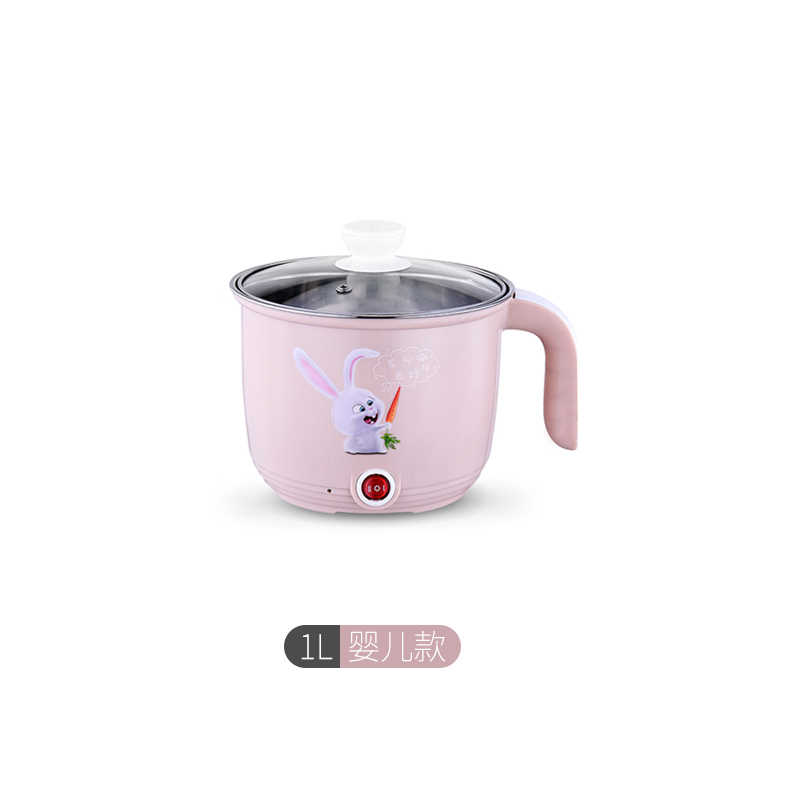 迷你小电锅单人多功能煮蛋器蒸蛋器煮面煮粥神器双层火锅家用宿舍 婴儿款开关档颜色随机