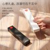 绿彩虹光中性笔旋转出芯创意黑笔速干签字笔书源ins风简约黑白笔