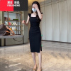 YIBUSHENG辣纯欲风性感修身吊带连衣裙女2024年季新款气质绝美包臀裙子
