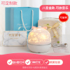 封后音乐盒网红八音盒天空之城女生生日礼物儿童送公主小女孩旋转木马 [梦幻八音盒款]送6套灯片+精美包装+定制灯片
