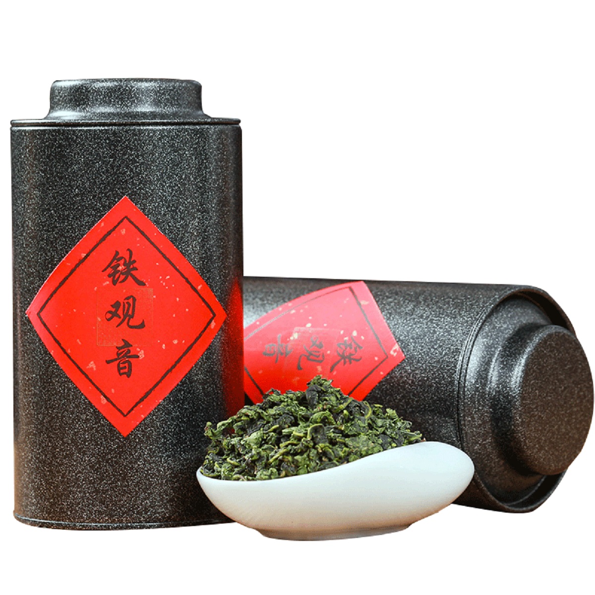 痴福 一级浓香型铁观音茶叶乌龙茶安溪铁观音礼罐装新茶300g