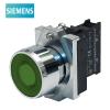 西子 3SB6 LED型平头按钮 绿色 带灯泡 220VAC 1常开 金属 瞬动型 22mm 按钮