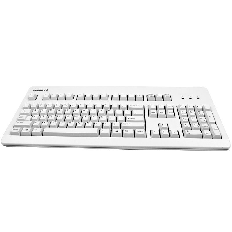 樱桃(Cherry)机械键盘G80-3000LXCEU-0 白色茶轴