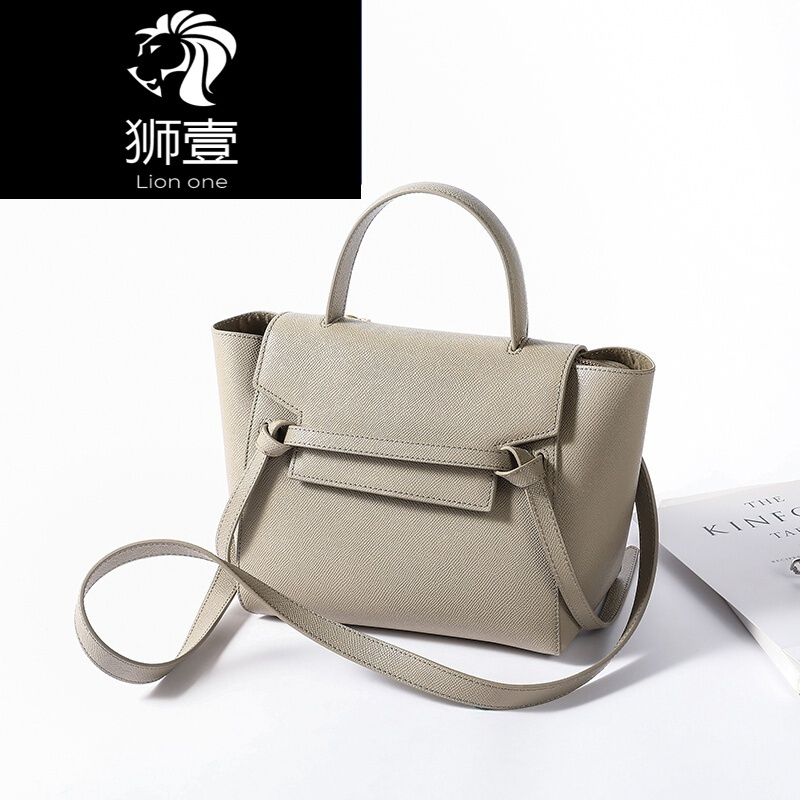 狮壹lionone轻奢品牌都鲶鱼包单肩斜跨包真皮手提包翅膀女包视频