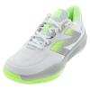新百伦(New Balance)女士网球鞋透气缓震专业运动鞋白绿拼色宽版