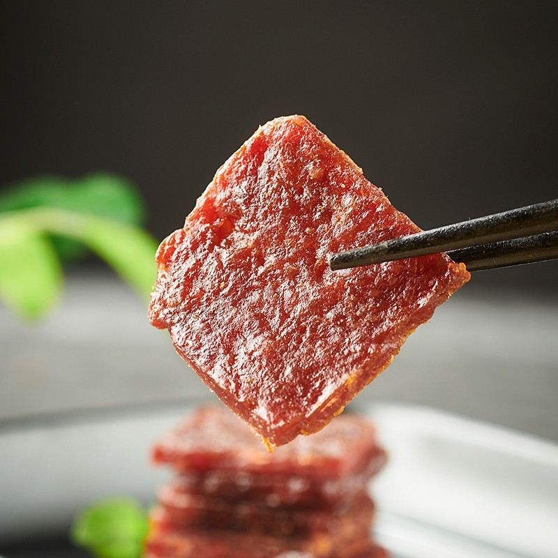 来伊份 小傻居105g 碳烤风味零食肉脯肉干猪肉铺肉糜脯猪肉干肉脯类即食小吃高清大图
