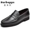 法国品牌Burbupps芭步仕男士商务休闲皮鞋日常男鞋休闲鞋舒适套脚耐磨真皮男单鞋