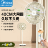 美的(Midea)电风扇落地扇台扇家用大风量电扇宿舍轻音低噪台式桌面两用节能SAH35MR