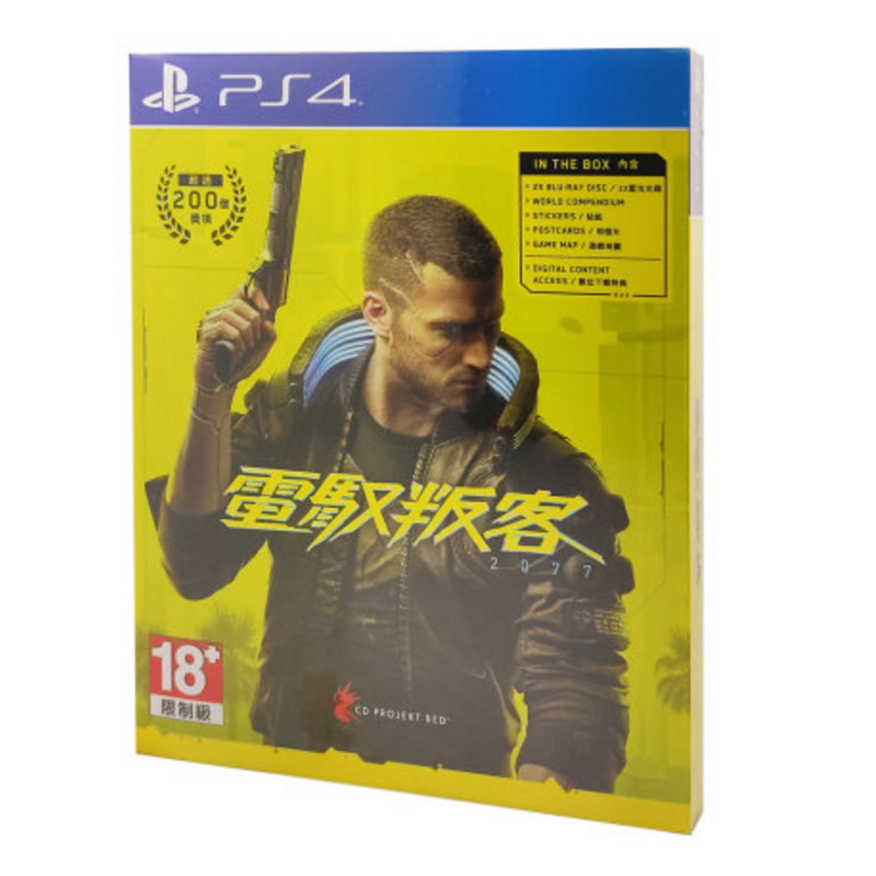 索尼(SONY) PlayStation 4/5游戏光盘 PS4 赛博朋克2077 中文字幕高清大图