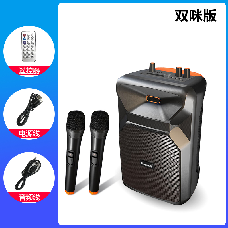 纽曼蓝牙音箱K11 双咪版