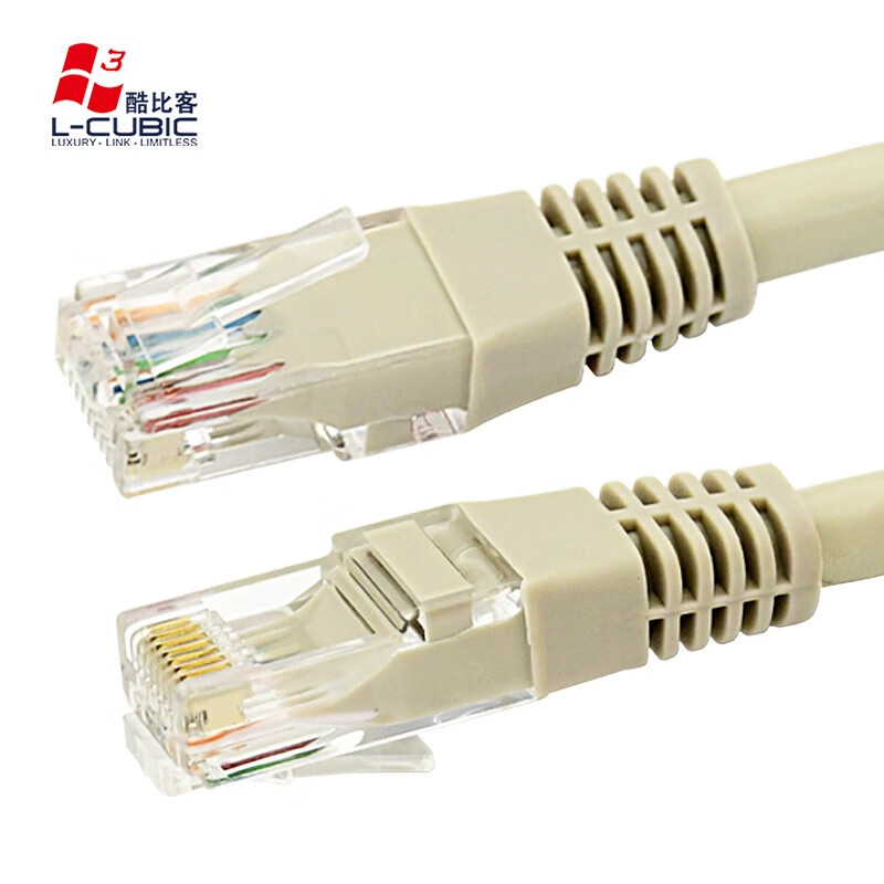 酷比客(L-CUBIC) LCLN6RRECGY-12M 12M 六类网线 12.00 米/根 (计价单位:根) 灰色