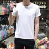 卡通t恤男夏季上衣男生短袖简约百搭嘻哈潮牌半袖潮流ins宽松体恤 纯色t S
