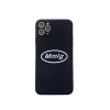 ins韩国潮牌mmlg适用于iPhone12手机壳8PLUS/XR/11/MAX全包软壳XS 直边黑色mmlg 苹果6/
