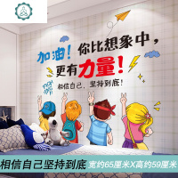 励志贴纸墙贴画儿童装饰卧室房间卡通班级文化墙教室布置宿舍海报 封后 90分靠学