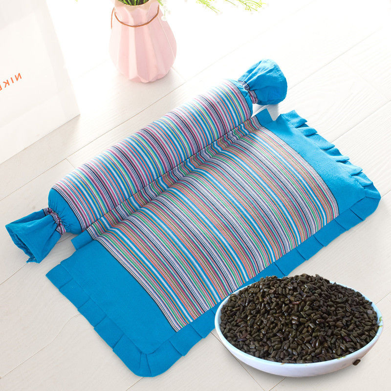 决明子枕枕头荞麦皮护颈枕成人决明子单人圆枕芯