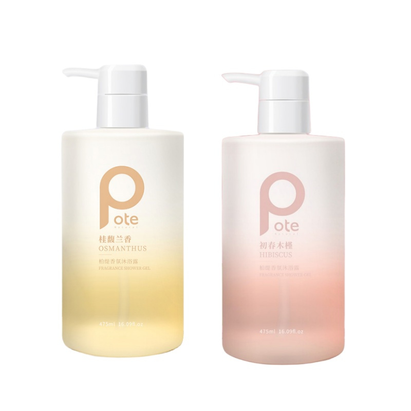柏缇 香氛沐浴露套装(彩盒装)(初春木槿475ml+桂馥兰香475ml)