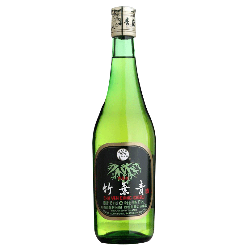 竹叶青玻璃瓶装45度475ml