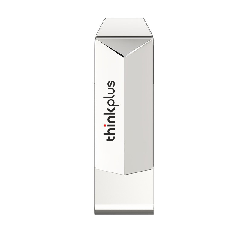 联想(Lenovo)64G u盘 高速传输 usb优盘 电脑平板车载音乐 金属 旋转 thinkplus TPU301高清大图