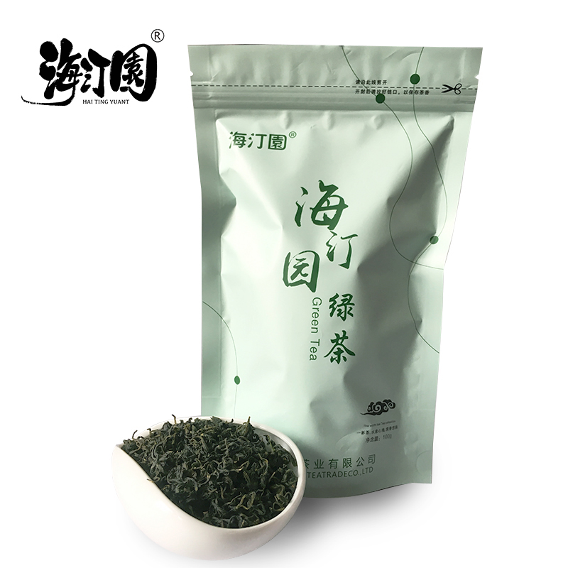 海汀园 绿茶 50g 袋高清大图