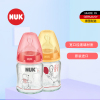 NUK宽口径奶瓶NUK迪士尼玻璃奶瓶120ml带初生型硅胶中圆孔奶嘴(颜色随机)