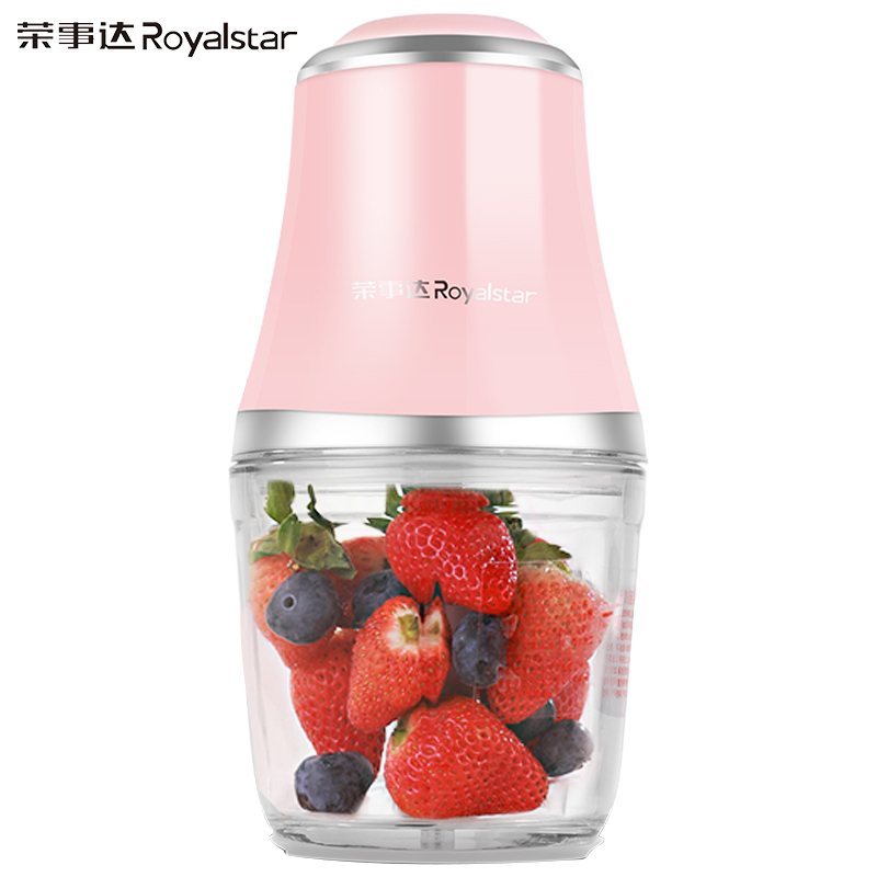 荣事达(Royalstar)辅食料理机肉绞馅灌肠绞蒜小型家用不锈钢刀头绞肉机搅拌机RS-JR021