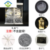 御蓝锦装篮球礼盒送男友男生礼物盒正方形礼品盒生日礼物盒鞋盒透明包装白色礼盒丝带球托闪光拉菲草氛围灯送贺卡包装盒礼品包装盒