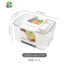 冰箱保鲜盒家用可沥水抽拉式冷冻专用储物盒子食品收纳盒 FENGHOU