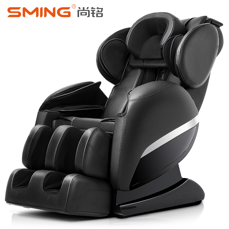 尚铭电器(SminG)按摩椅SM-750多功能3D机械手全身智能豪华全自动按摩沙发椅黑色支持足底按摩记忆其它