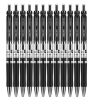 得力(deli)S01 经典中性笔0.5mm 12支装 黑色