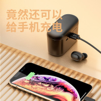 海威特 i6 无线蓝牙耳机 迷你 入耳式 隐形 运动 开车 高清通话 单耳塞 苹果安卓手机通用 1500mAh黑色