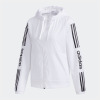 阿迪达斯adidas neo W ESNTL 3S WB 女士运动外套白/黑色(FP7472)(颜色尺码可选)