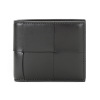 宝缇嘉 BOTTEGA VENETA BV 男士牛皮革编织Intrecciato短款钱包钱夹649603 VBWD2