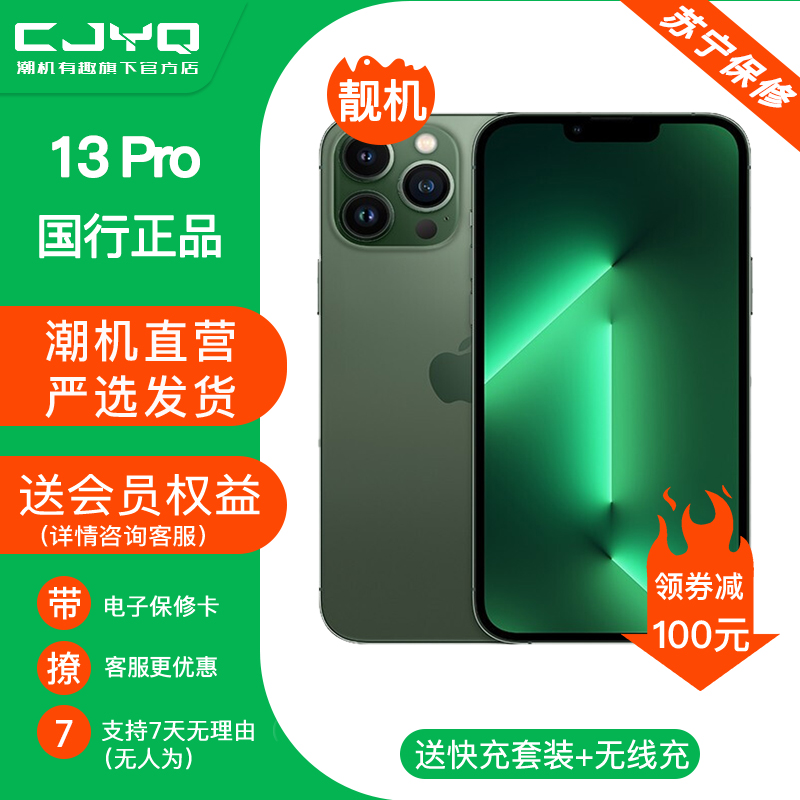 【二手95新】Apple iPhone13 Pro 苍岭绿色 128GB 苹果13 国行全网通