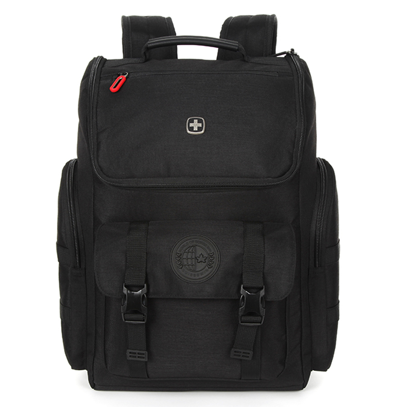 SUISSEWIN瑞士新款潮流休闲商务多功能双肩包SD8907