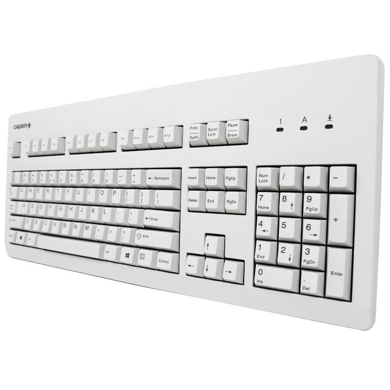 樱桃(Cherry)机械键盘G80-3000LXCEU-0 白色茶轴
