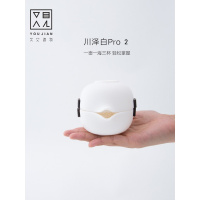 川泽白Pro2德化白瓷快客杯便携旅行茶具套装日式功夫小罐茶茶具